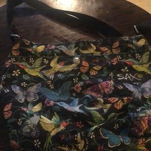 Sax bag small with birds and butterfly